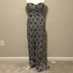 Bar III Macy’s Strapless Jumpsuit M